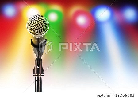 Microphone on stand Microphone on stand 13306983