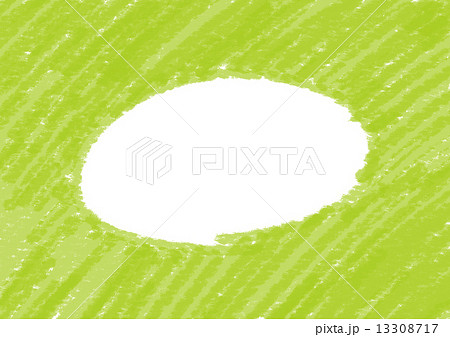 フレーム 枠 楕円 可愛いのイラスト素材