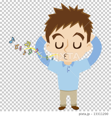 のんきな2頭身の青年 のんきな2頭身の青年 13311200