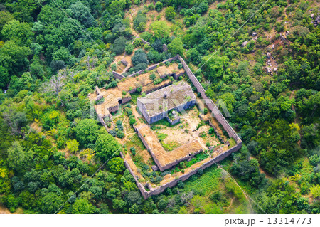Ancient monastery view from altitude Ancient monastery view from altitude 13314773