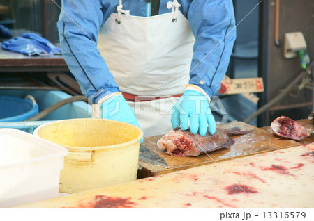 鯛の三枚下ろし 13316579