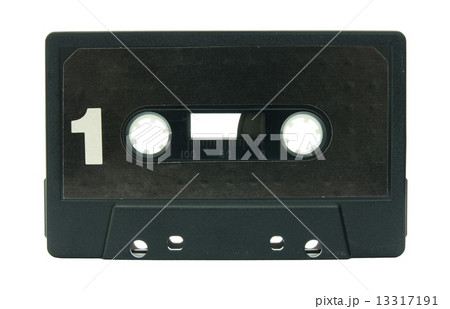 cassette tape isolated on white 13317191