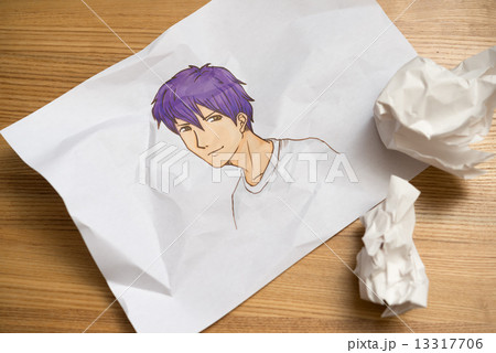 イケメンのイラスト 13317706