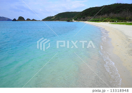 12月沖縄ケラマ諸島・座間味島23阿真ビーチ 13318948