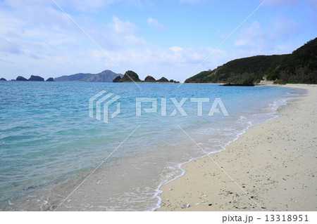 12月沖縄ケラマ諸島・座間味島26阿真ビーチ 13318951