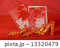 中国の年賀状と爆竹 13320479