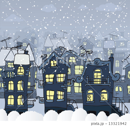 City in the night (Winter) City in the night (Winter) 13321942