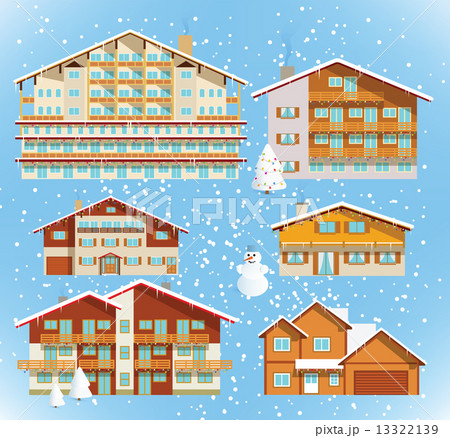 Alpine hotels & buildings (christmas) Alpine hotels & buildings (christmas) 13322139