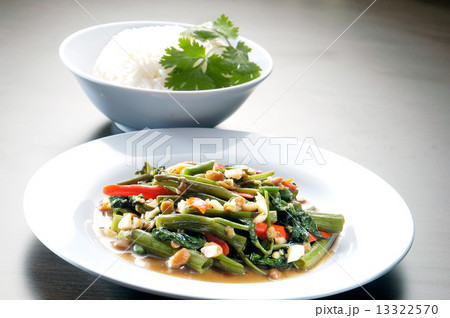 kang kong. Stir Fried Water Spinach with Belacan 13322570
