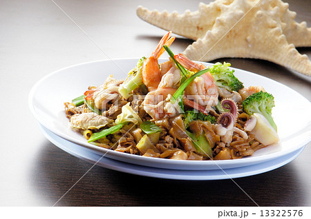 fried rice noodles with Seafood fried rice noodles with Seafood 13322576