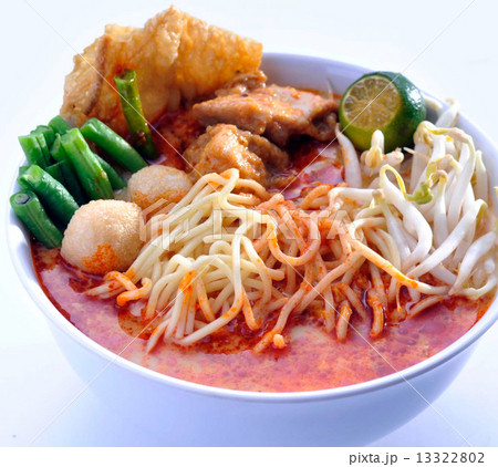 Curry Chicken Noodles malaysia food 13322802