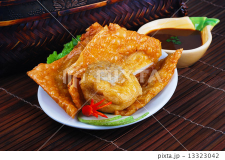 Yong Tau Fu. delicious Asian cuisine of fish paste stuffed Yong Tau Fu. delicious Asian cuisine of fish paste stuffed 13323042