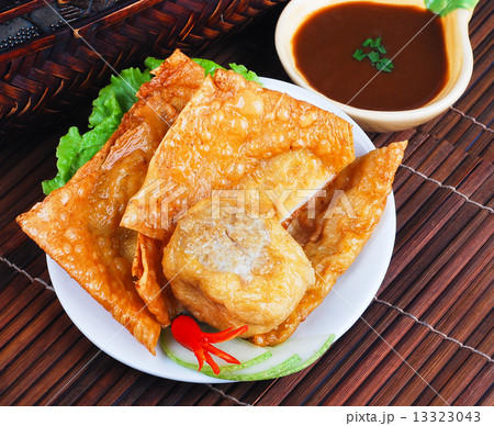 Yong Tau Fu. delicious Asian cuisine of fish paste stuffed Yong Tau Fu. delicious Asian cuisine of fish paste stuffed 13323043