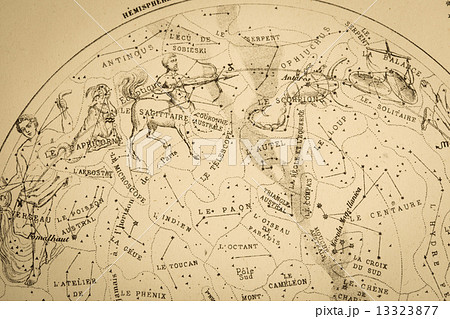 アンティークの天体図 13323877