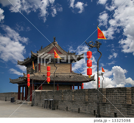 Fortifications of Xian (Sian, Xi'an) an ancient capital of China 13325098