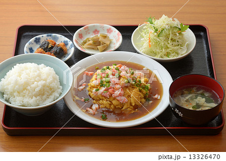 かに玉定食 13326470