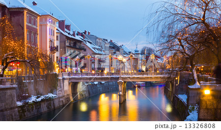 Ljubljana in Christmas time. Slovenia, Europe. Ljubljana in Christmas time. Slovenia, Europe. 13326808
