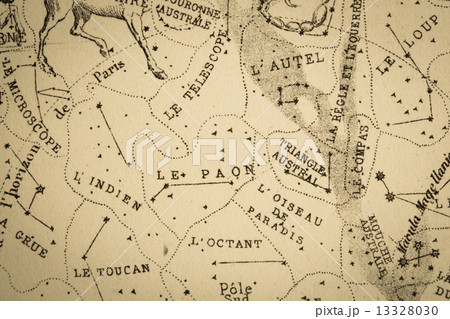 アンティークの天体図 13328030