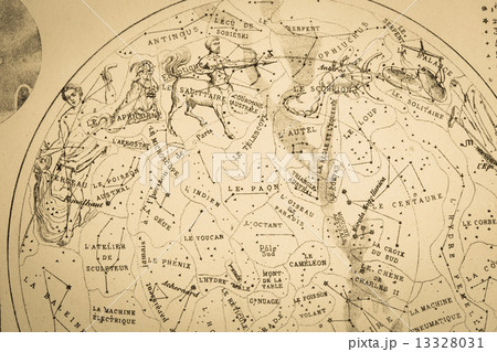アンティークの天体図 13328031