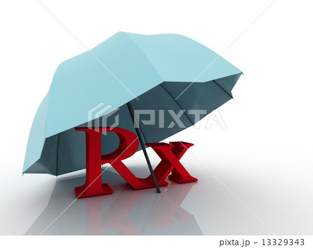 3d imagen RX pharmacy medical symbol 13329343