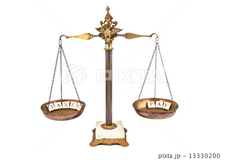 Balanced Scale between Income and Taxes 13330200
