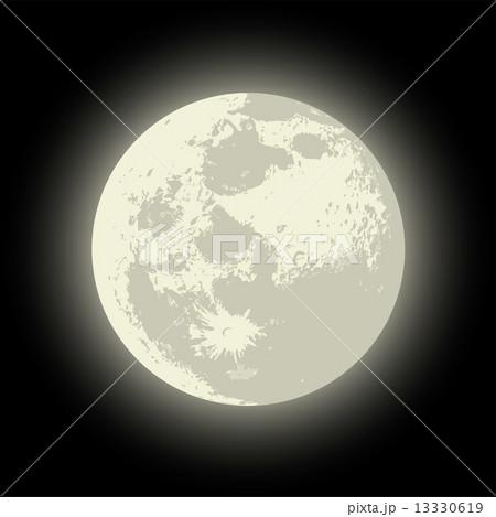 Vector Full Moon Vector Full Moon 13330619