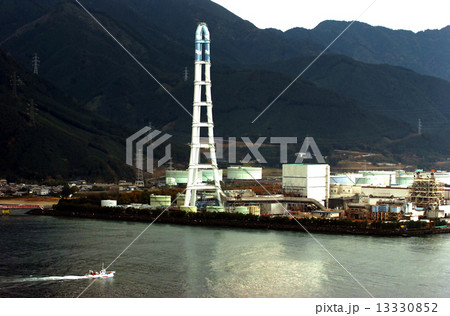 尾鷲市の風景　火力発電所 13330852