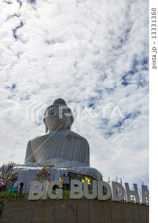 Big Buddha under construction with scaffolds in Phuket, Thailand 13331360