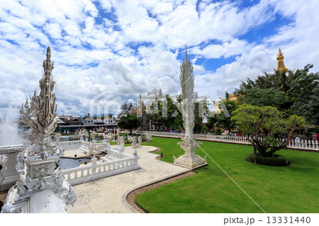 White Temple - Wat Rong Khun in Chiang Rai at sunny day White Temple - Wat Rong Khun in Chiang Rai at sunny day 13331440