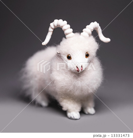 Goat or sheep the symbol 2015 year 13331473