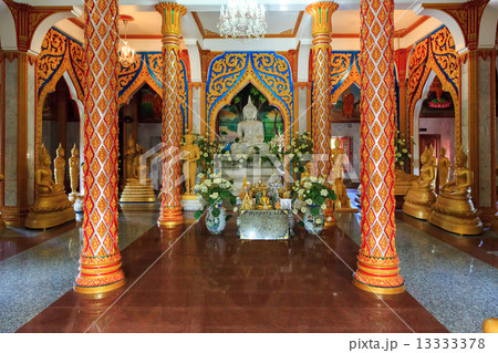 Wat Chalong temple at sunny day Phuket Thailand 13333378