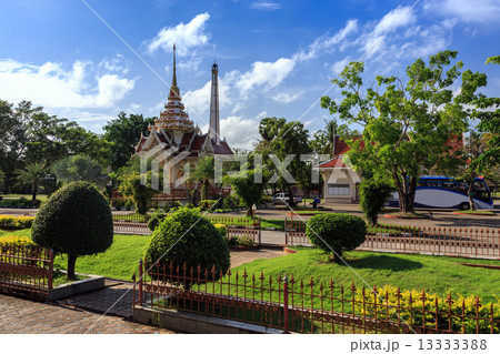 Wat Chalong temple at sunny day Phuket Thailand 13333388