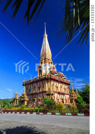 Wat Chalong temple at sunny day Phuket Thailand 13333392