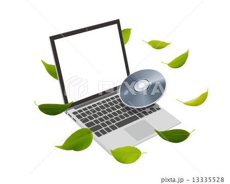 パソコンとCD 13335528