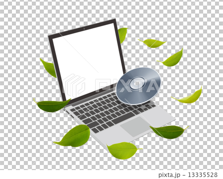 パソコンとCD 13335528