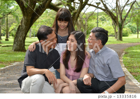 3 generations family day out at the park 3 generations family day out at the park 13335816