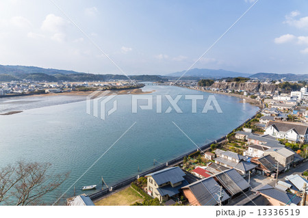杵築城から見える八坂川 杵築城から見える八坂川 13336519