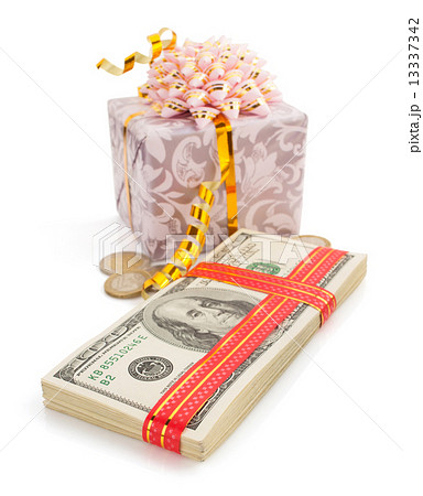 dollars money banknotes on white dollars money banknotes on white 13337342