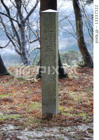 「上杉三郎宅阯」の石碑(春日山城址/新潟県上越市中屋敷・大豆) 「上杉三郎宅阯」の石碑(春日山城址/新潟県上越市中屋敷・大豆) 13337522