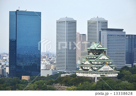 大阪城と大阪ビジネスパーク 13338628