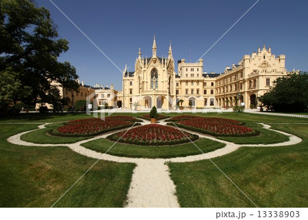 Lednice castle with garden 13338903