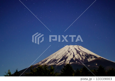 十里木からの夜富士 十里木からの夜富士 13339003