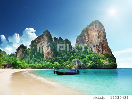 Railay beach in Krabi Thailand 13339481