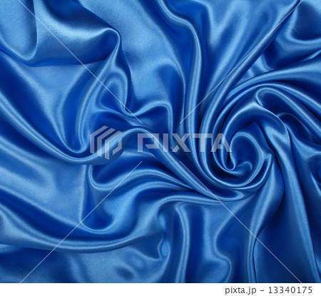 Smooth elegant blue silk as background Smooth elegant blue silk as background 13340175