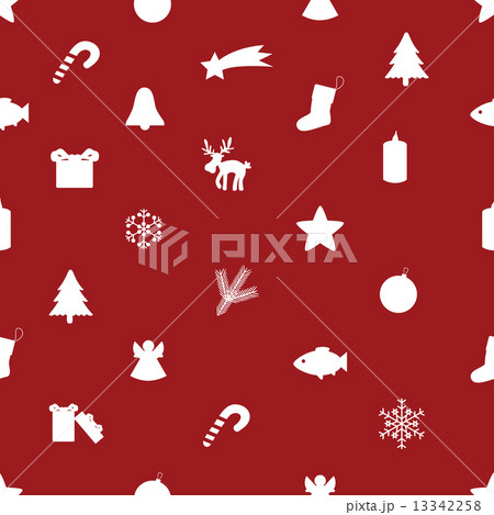 christmas icon pattern eps10 13342258