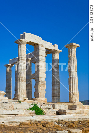 Poseidon Temple at Cape Sounion near Athens, Greece 13342872