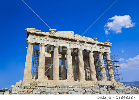 Parthenon temple in Acropolis at Athens, Greece Parthenon temple in Acropolis at Athens, Greece 13343237