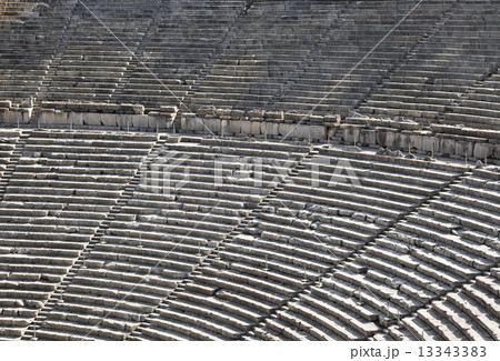 Ruins of Epidaurus amphitheater, Greece 13343383
