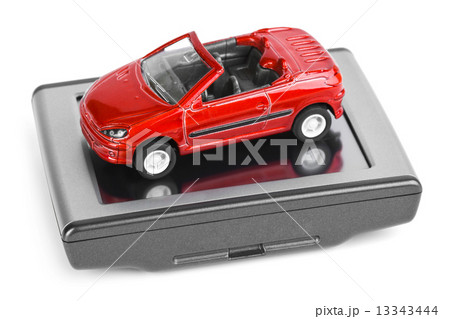 GPS navigator and toy car 13343444