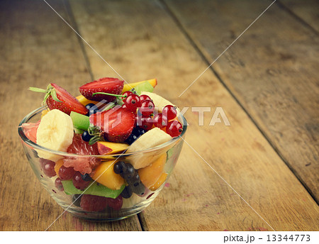 Fresh tasty fruit salad Fresh tasty fruit salad 13344773